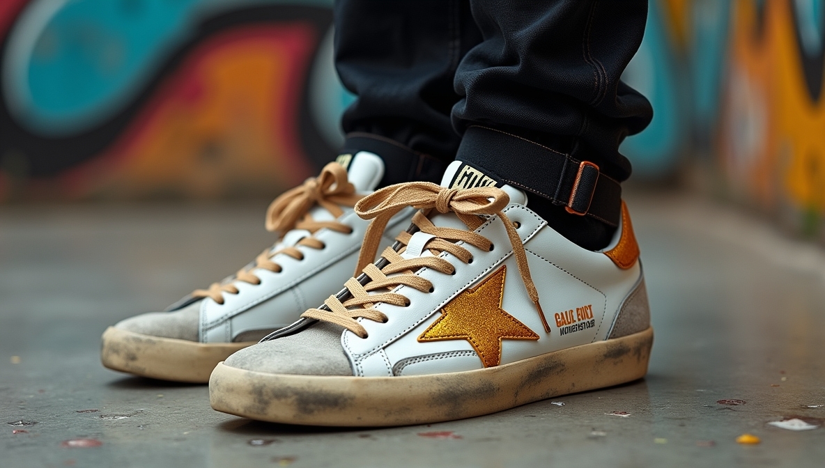 Gold Golden Goose Banner
